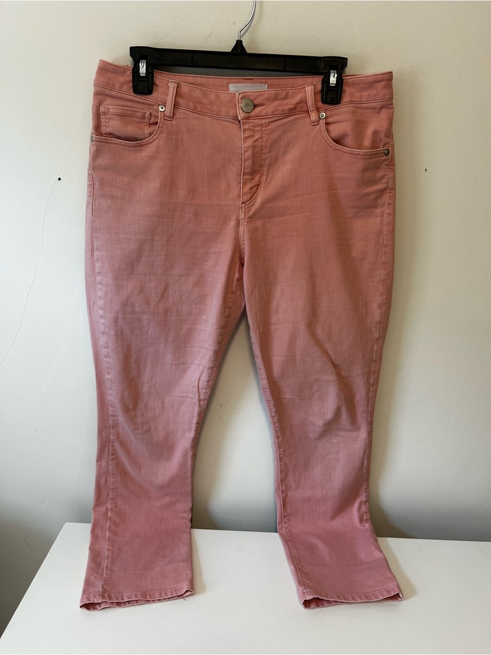 LOFT Pink Straight Leg Pants